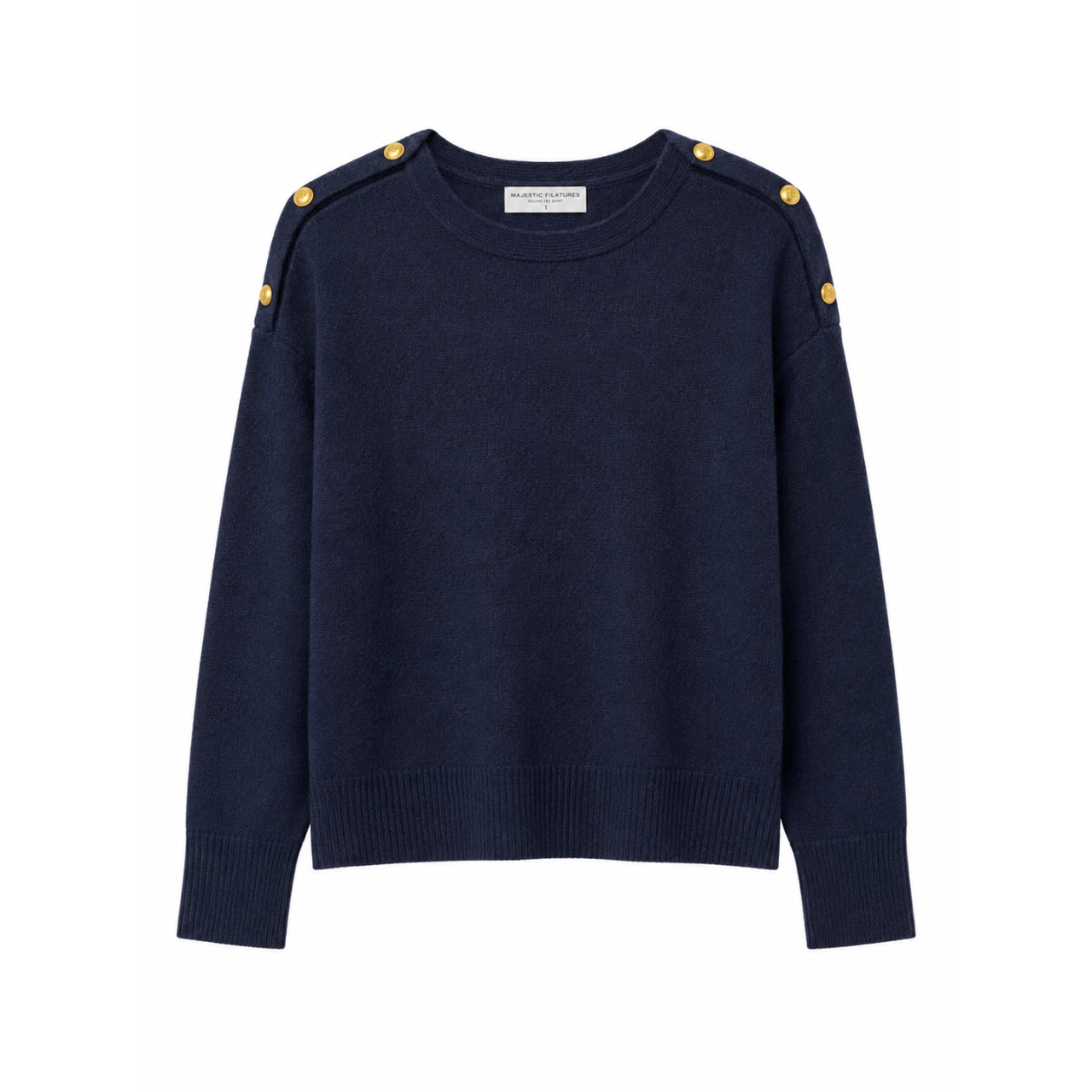 Sailor Neck Jumper Navy