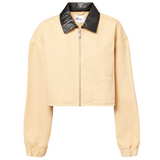 Beige Denim Jacket