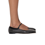 Uma Mini Stud Flats Black