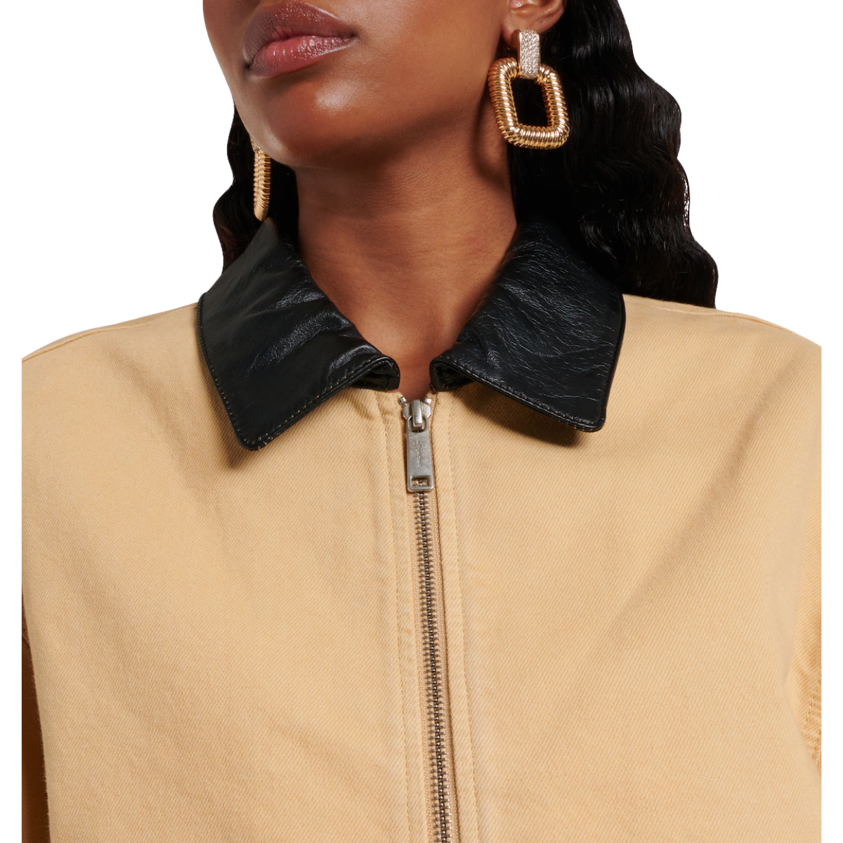Beige Denim Jacket