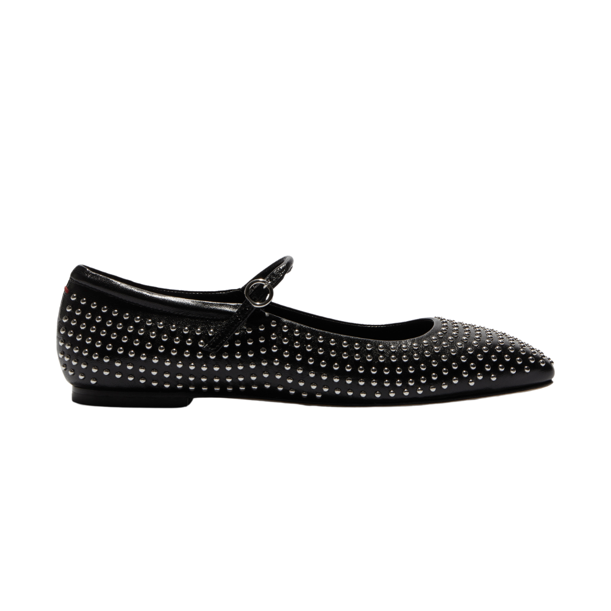 Uma Mini Stud Flats Black