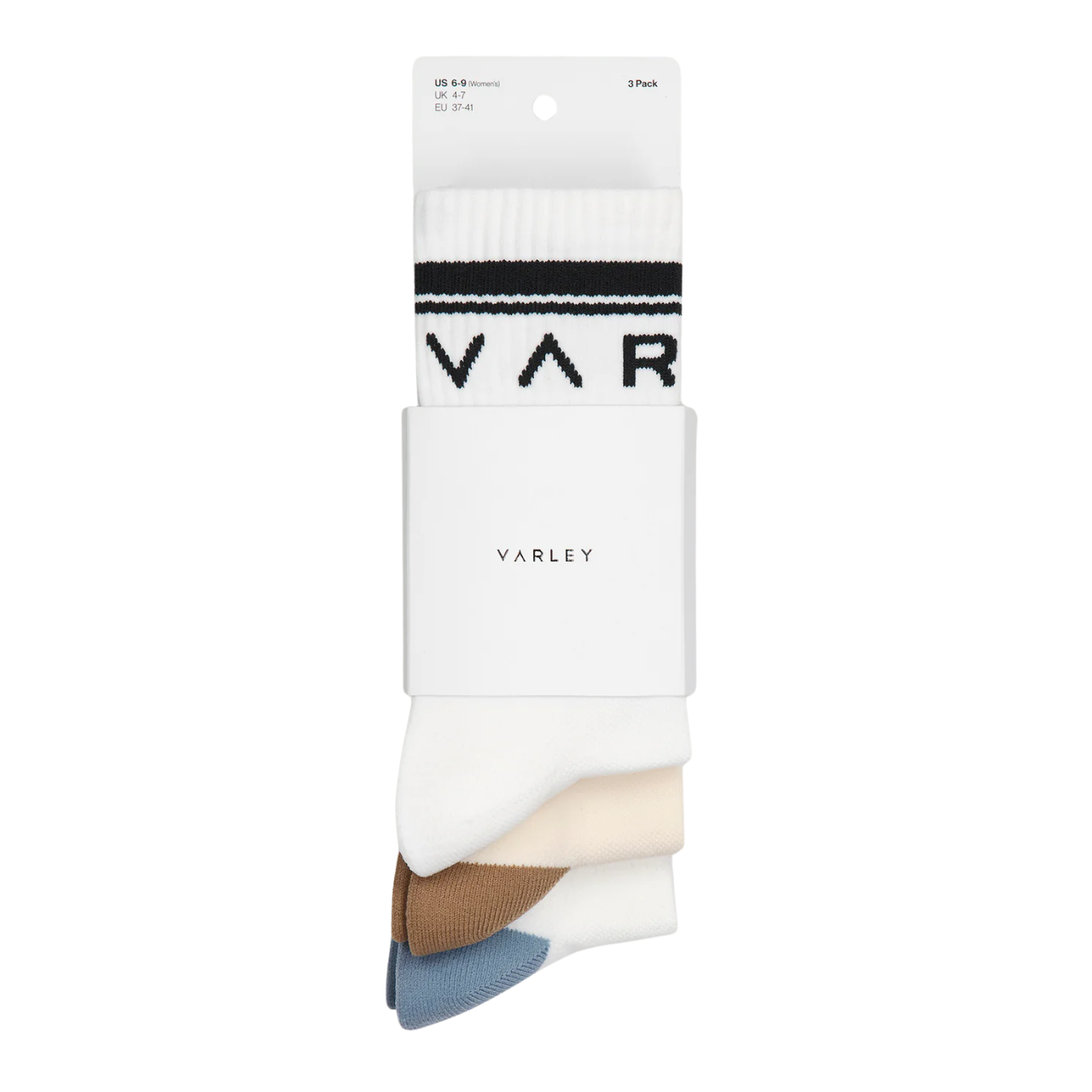 Astley Sock 3 Pack White/Birch