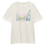Venice Boyfriend Tee Chalk