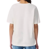 Venice Boyfriend Tee Chalk