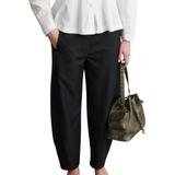 Vienne Barrel Trousers Dark Grey Melange