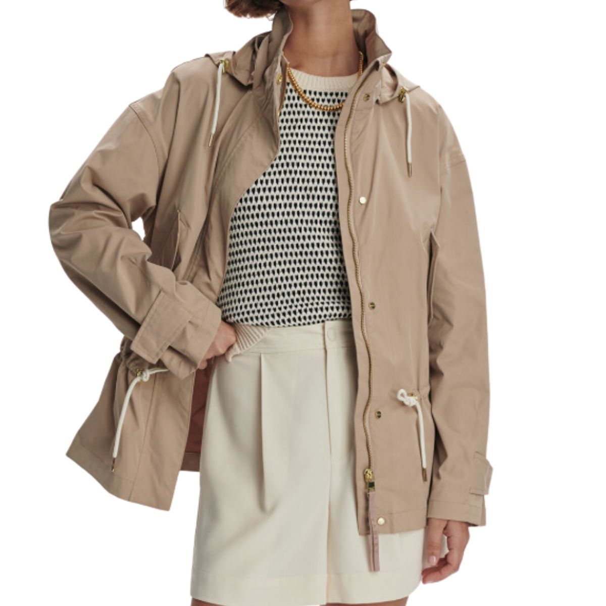 Rema Rain Jacket- Light Taupe