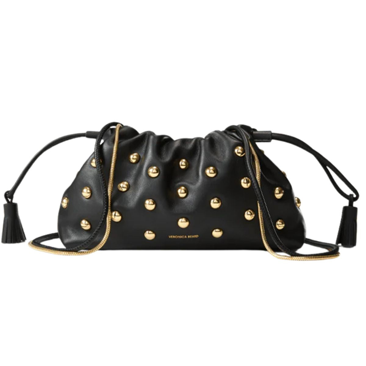 Small Studded Bag Blk Gold