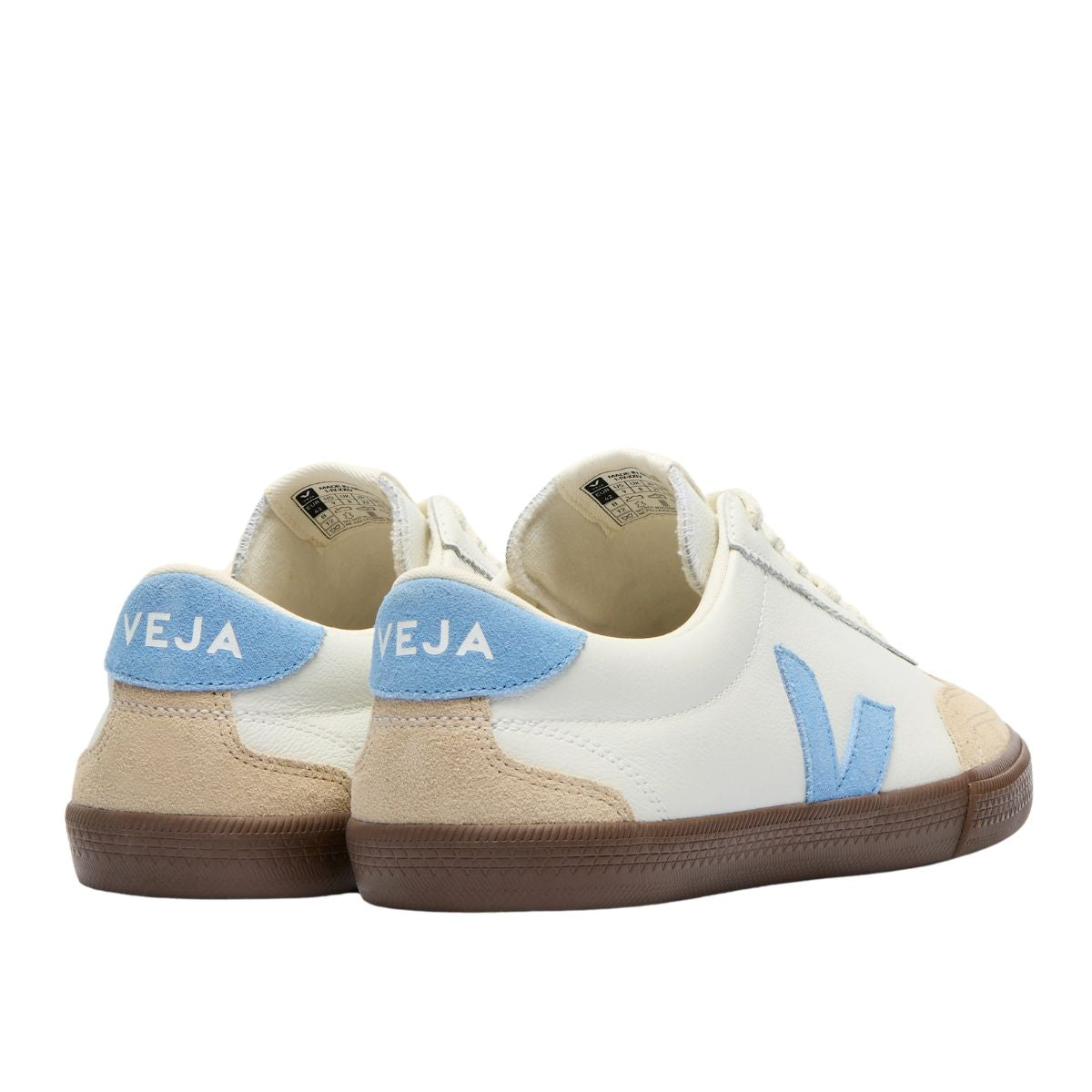 Volley Leather White Aqua Park