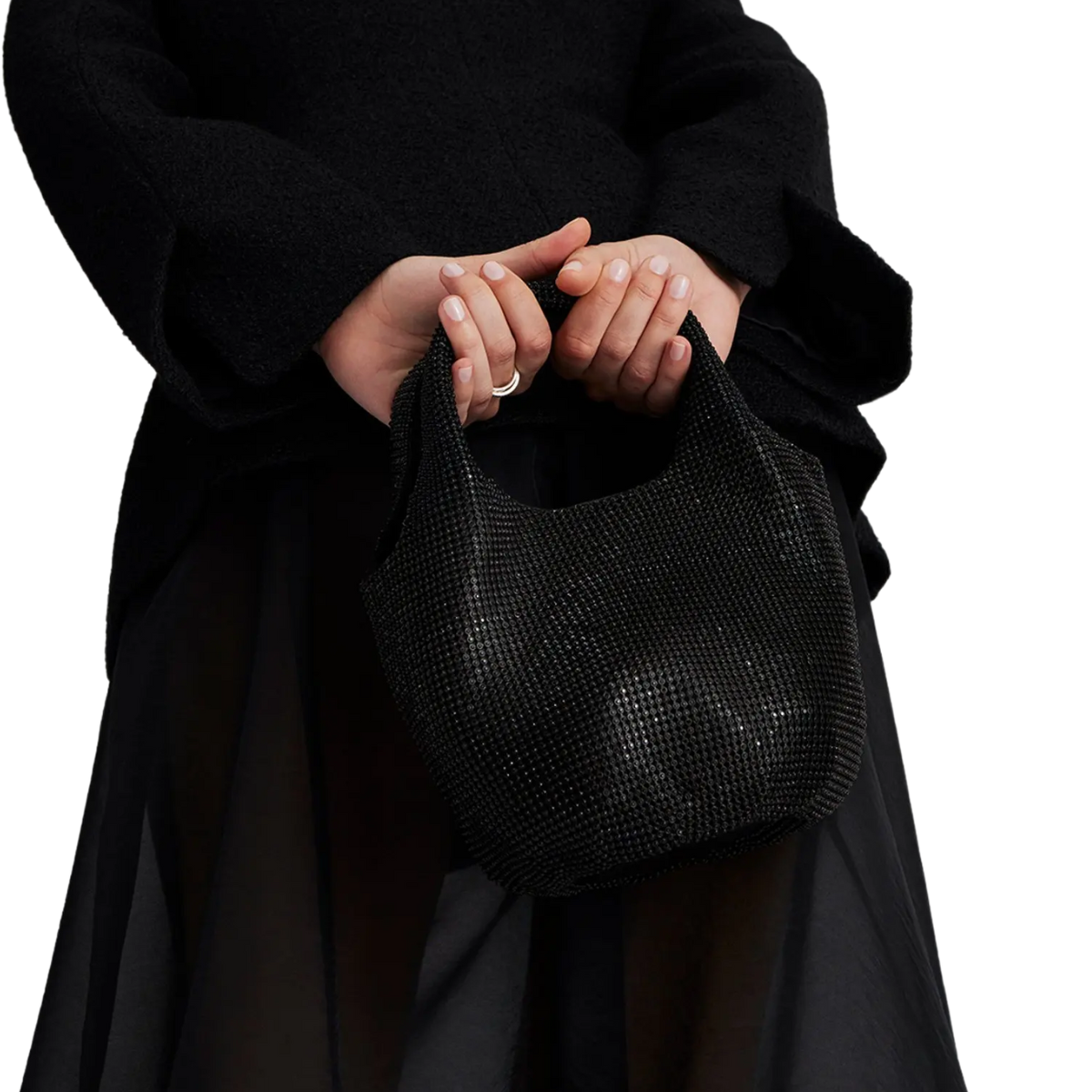 Willa Glitter Bag Black