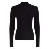 Wilshire Mockneck Knit Black