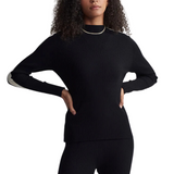 Wilshire Mockneck Knit Black