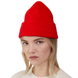 Wool Beanie Crimson