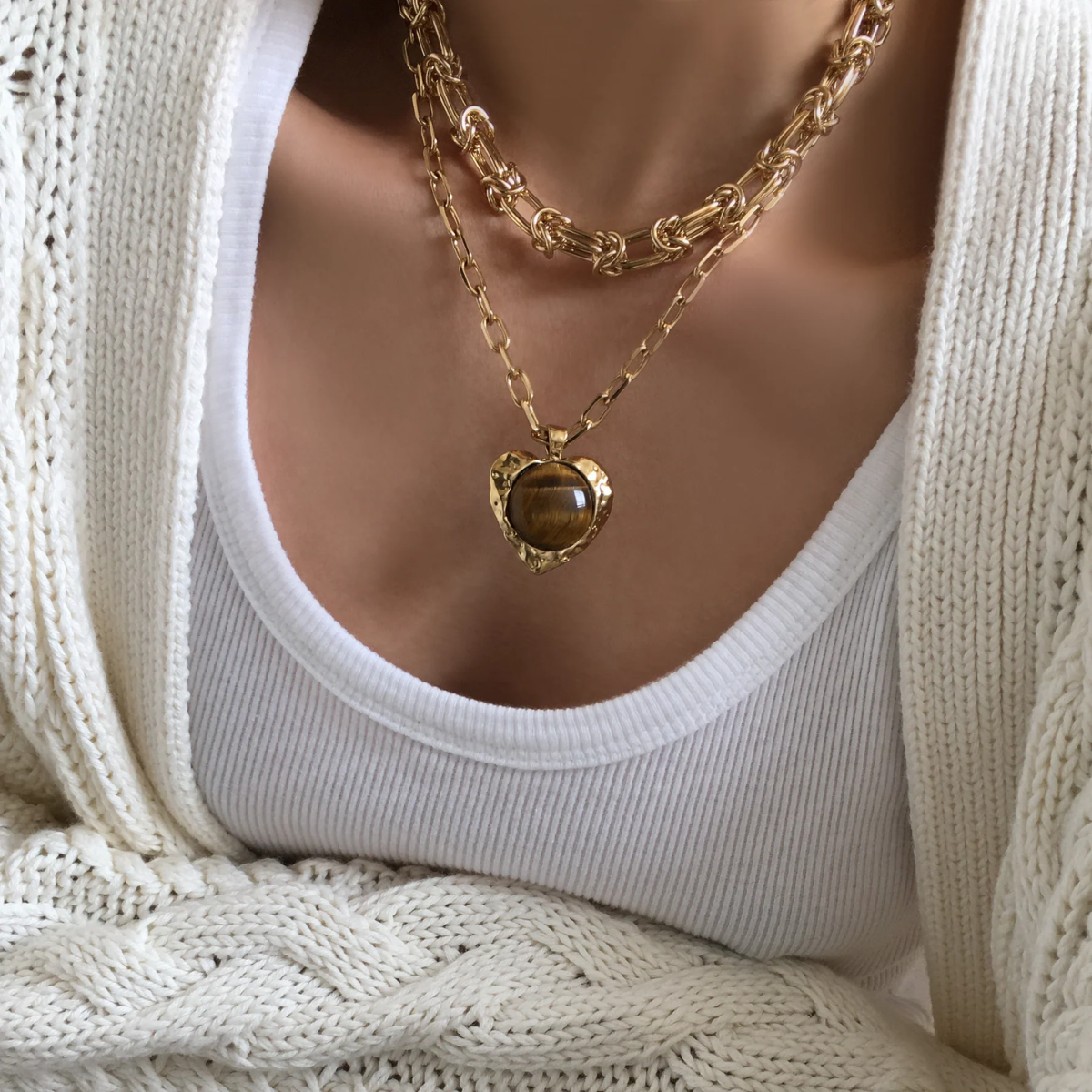 Zion Necklace Gold