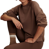 Zosia Crew Neck Coffee