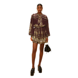 Bella Burgundy Mini Dress