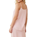 Frayed Cami Petal Pink