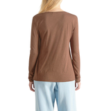 Jacksonville LS VNeck Tee Chocolate