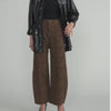 The Bow Crop Jean Flocked Sandcat