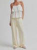 Lino Trousers Alabaster