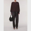 Rina Silk Top Mahogany