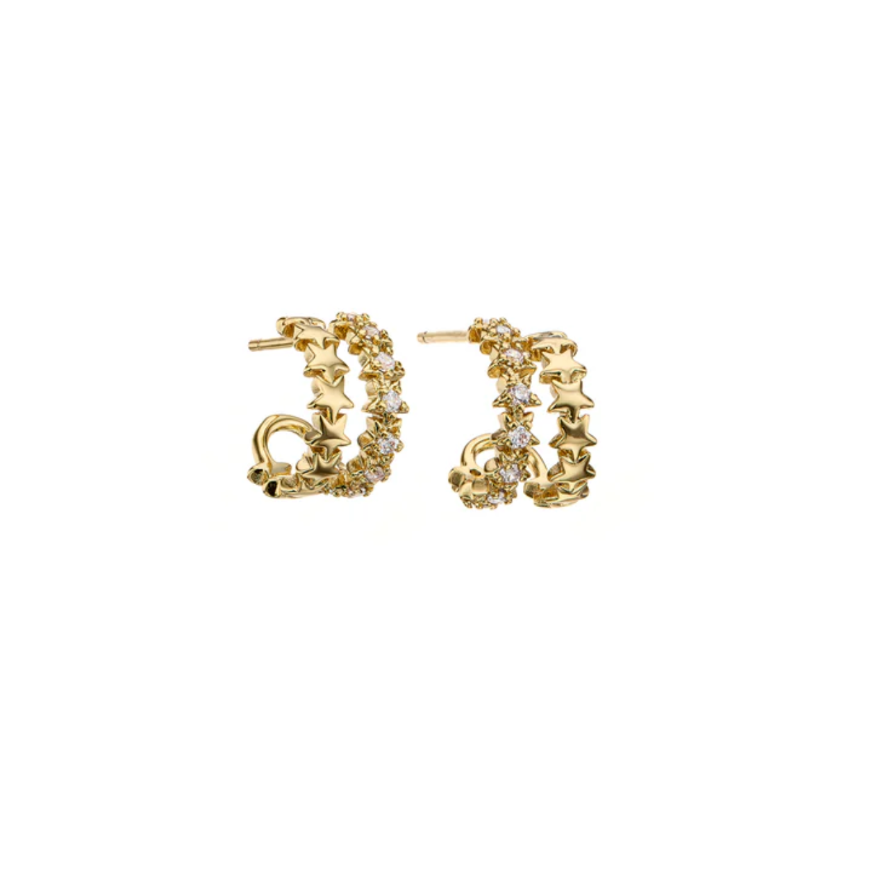 Stella Mini Hoops Gold