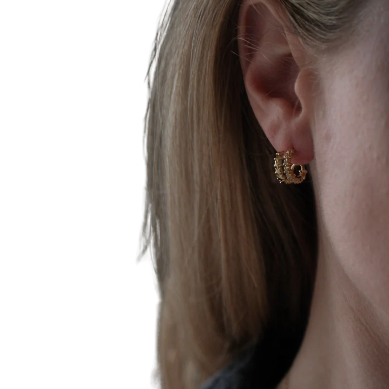 Stella Mini Hoops Gold