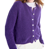 Vitow Cardigan Aubergine