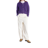 Vitow Cardigan Aubergine